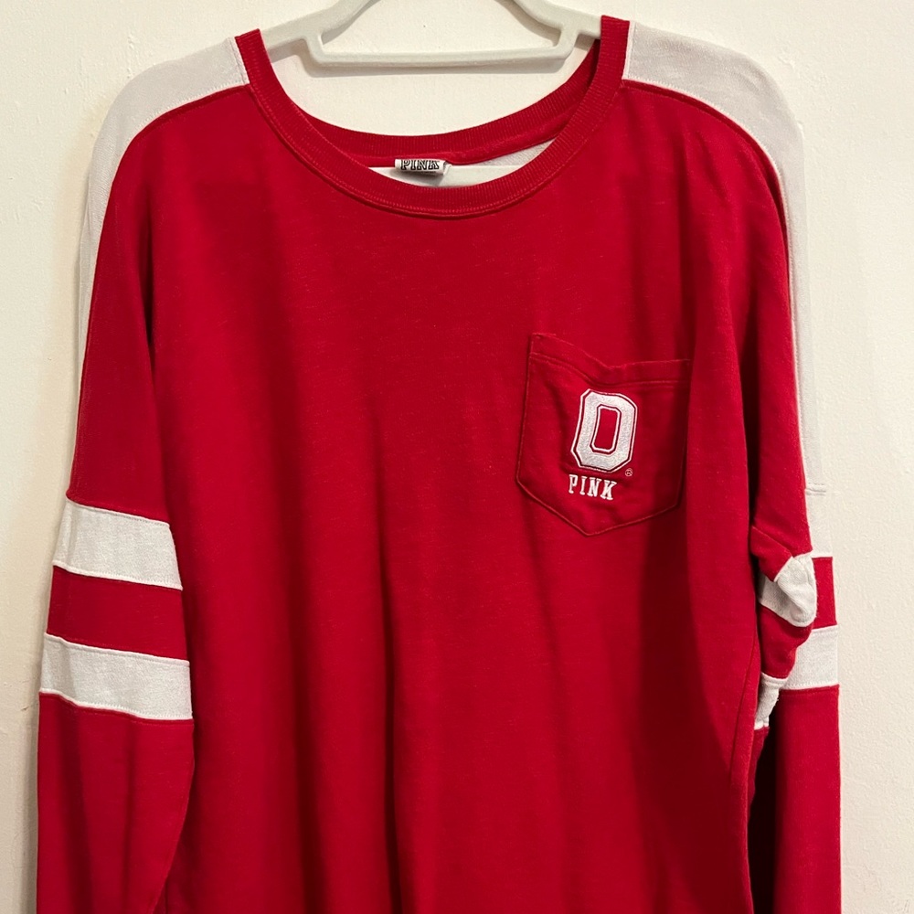 PINK Ohio State LS shirt, used